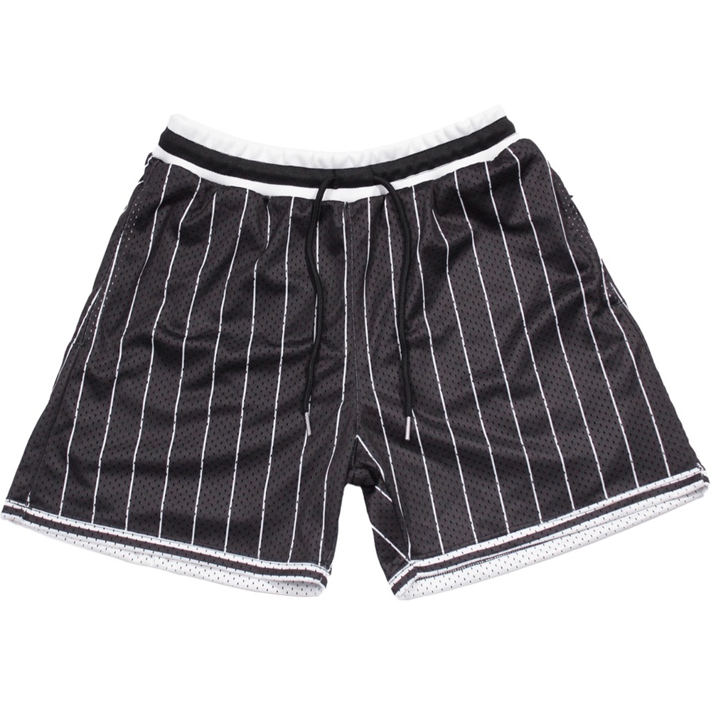 ARETE Basic Pinstripe Short - black